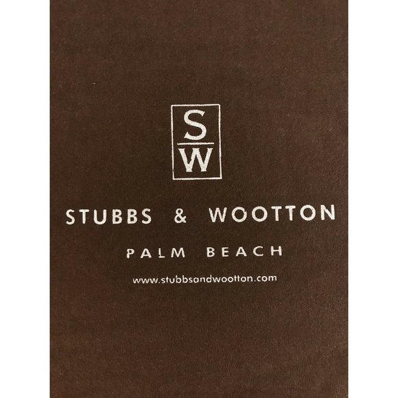 Stubbs Wootton Dust Bag Storage Pouch Brown White 9" x 13" - Picture 2 of 6